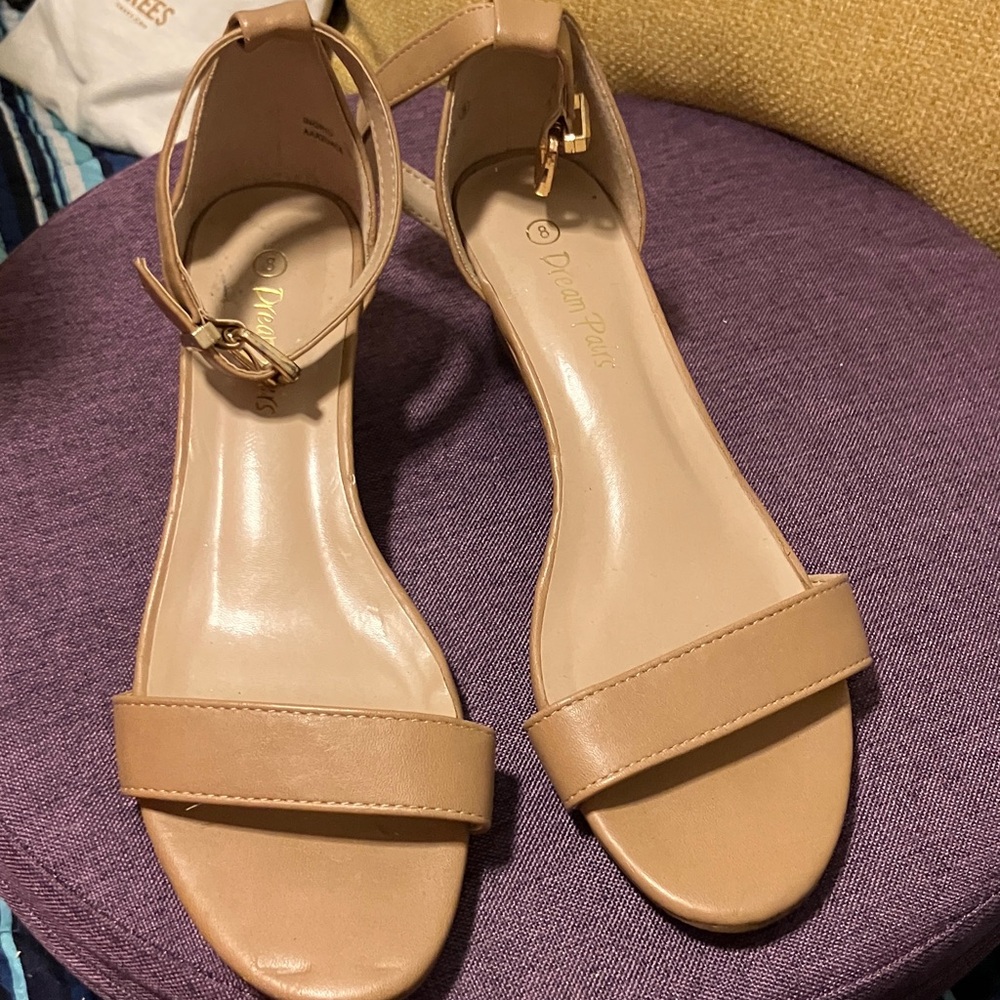 Dream Pairs Women's Nude Heels